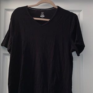 INC plain black t-shirt